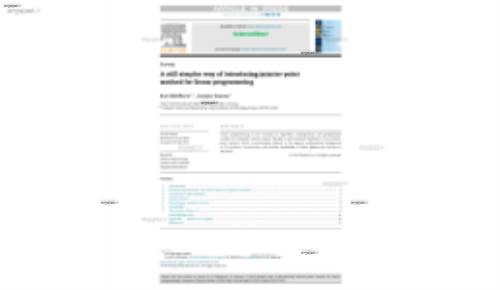 A still simpler way of introducing interior-point method for linear programming